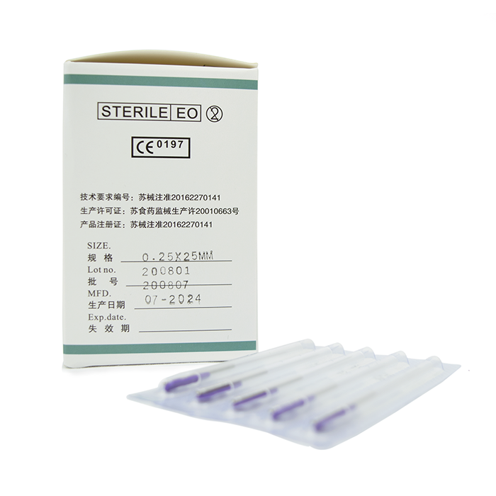 Aguja 0.25*25mm ShunHe