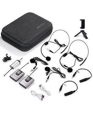 Microfono DOBLE Inalambrico UHF