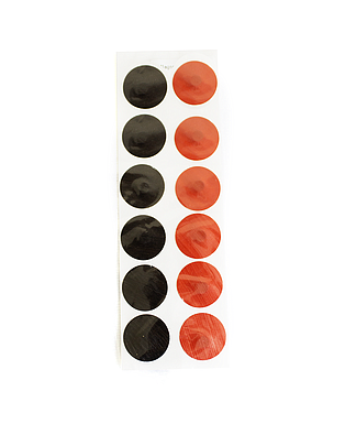 Magneto 5mm adhesivo Bicolor PAQ 12