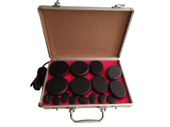 16 Piedras calientes con calentador