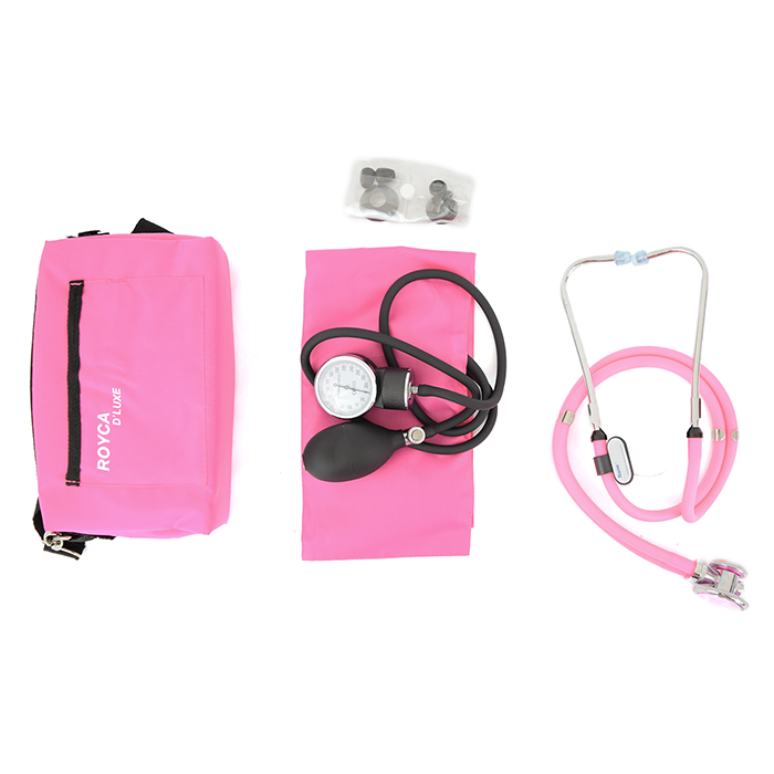 Kit Estetoscopio-Rosado