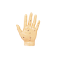 Mano 13cm modelo acupuntura